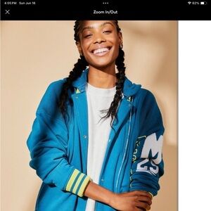 NWT FREE PEOPLE POST UP SWEAT JACKET